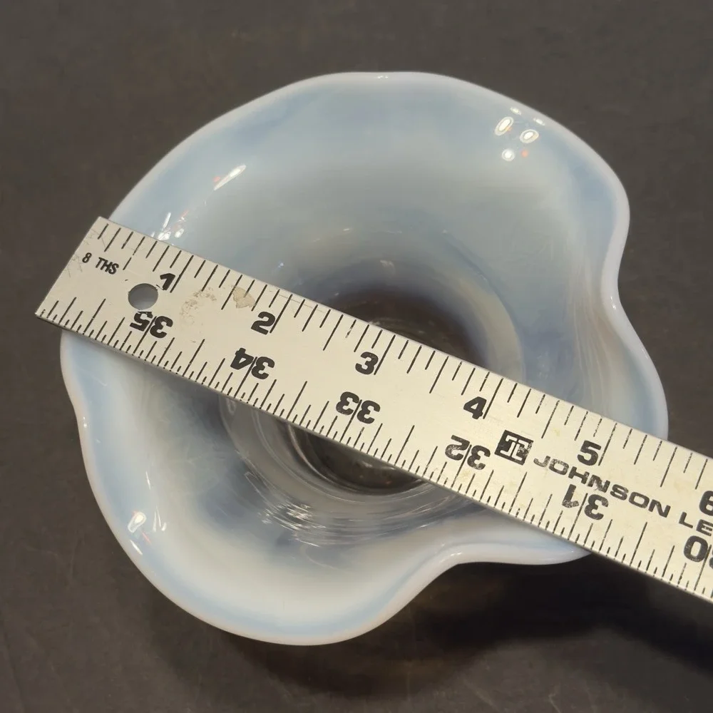 Vintage Fenton French Opalescent Glass Blackberry Spray Small Bowl or Vase